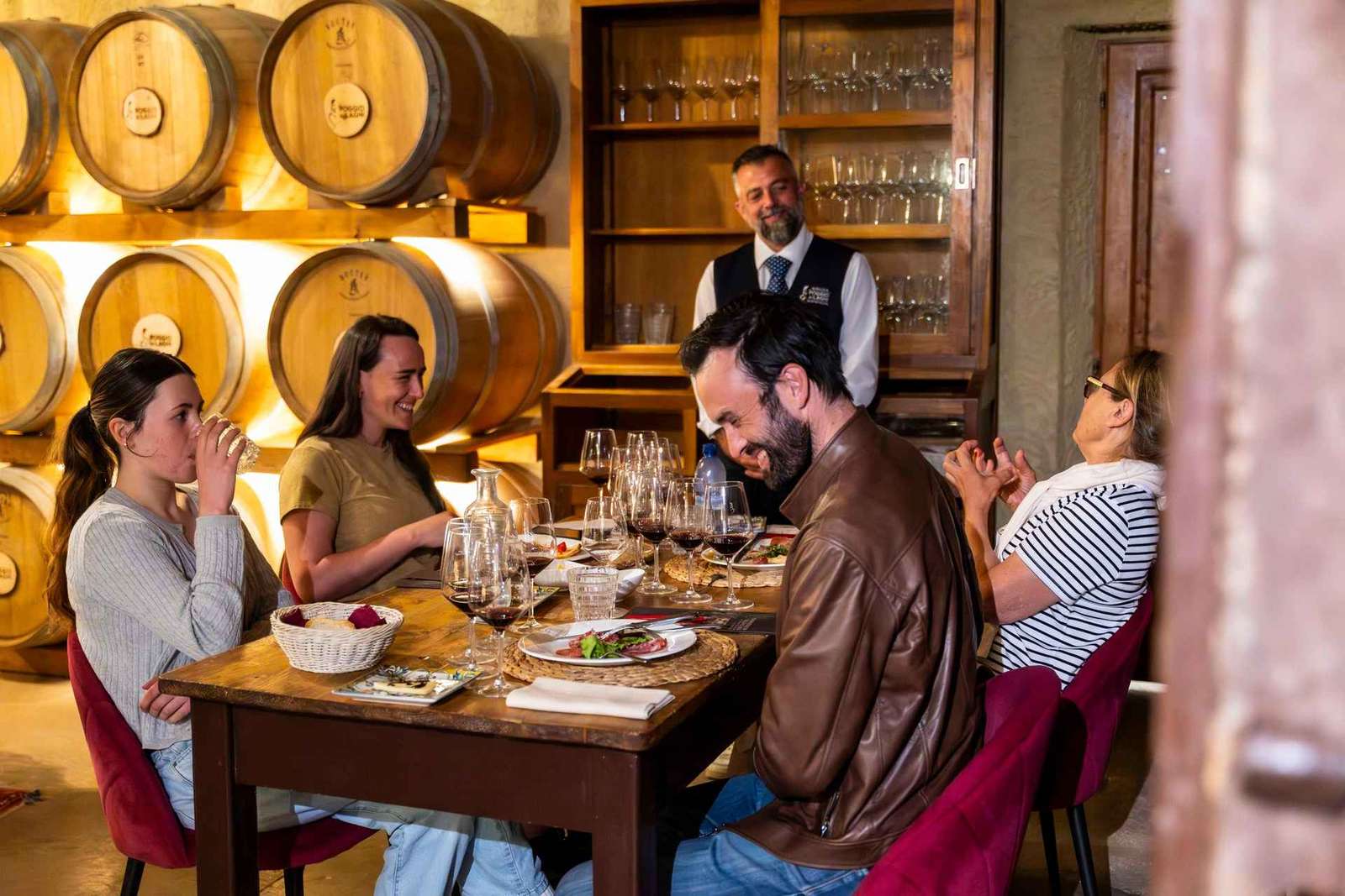Lunch med vinprovning på Poggio ai Laghi i Chianti