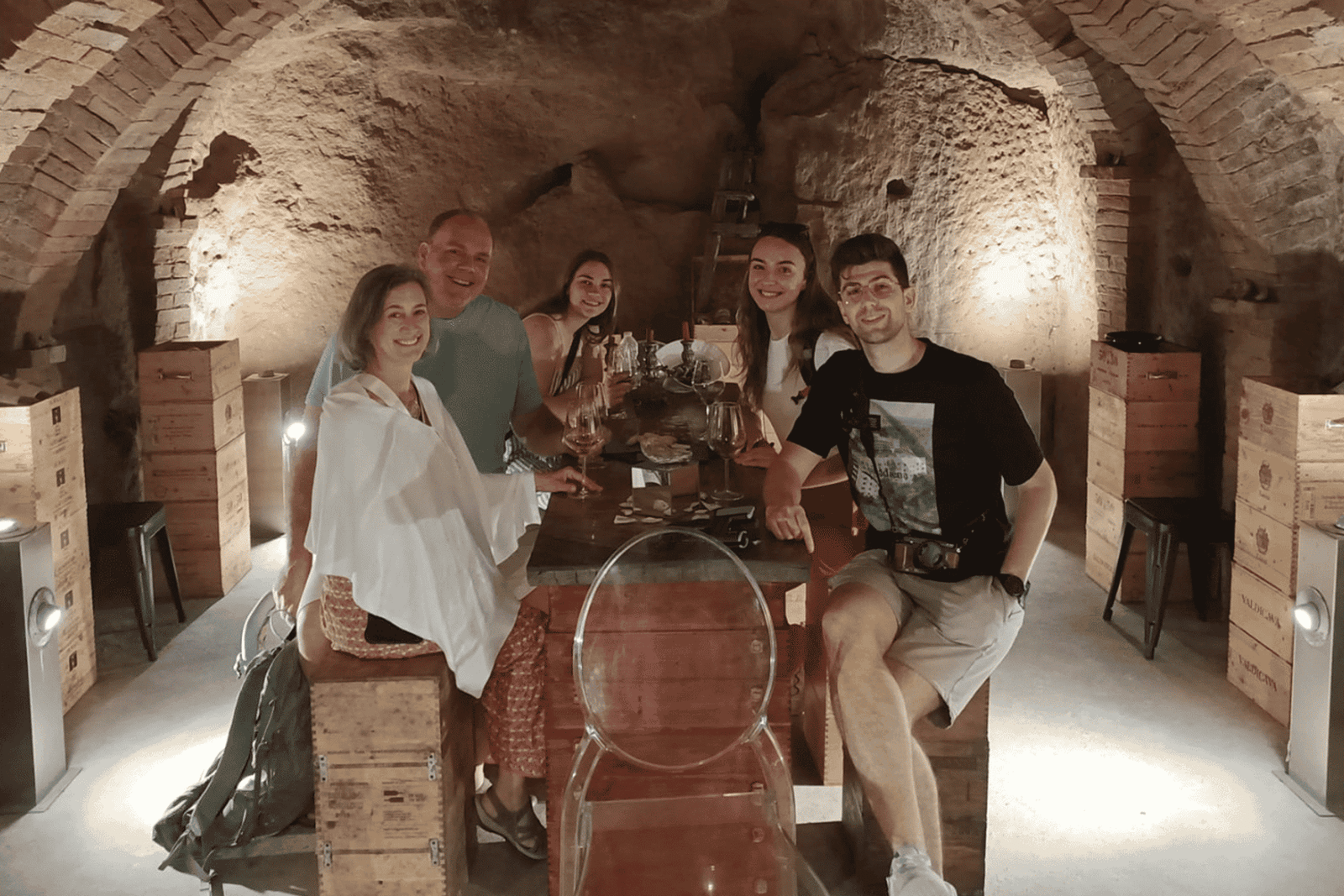 Siena Underground Degustação de vinhos em uma caverna medieval