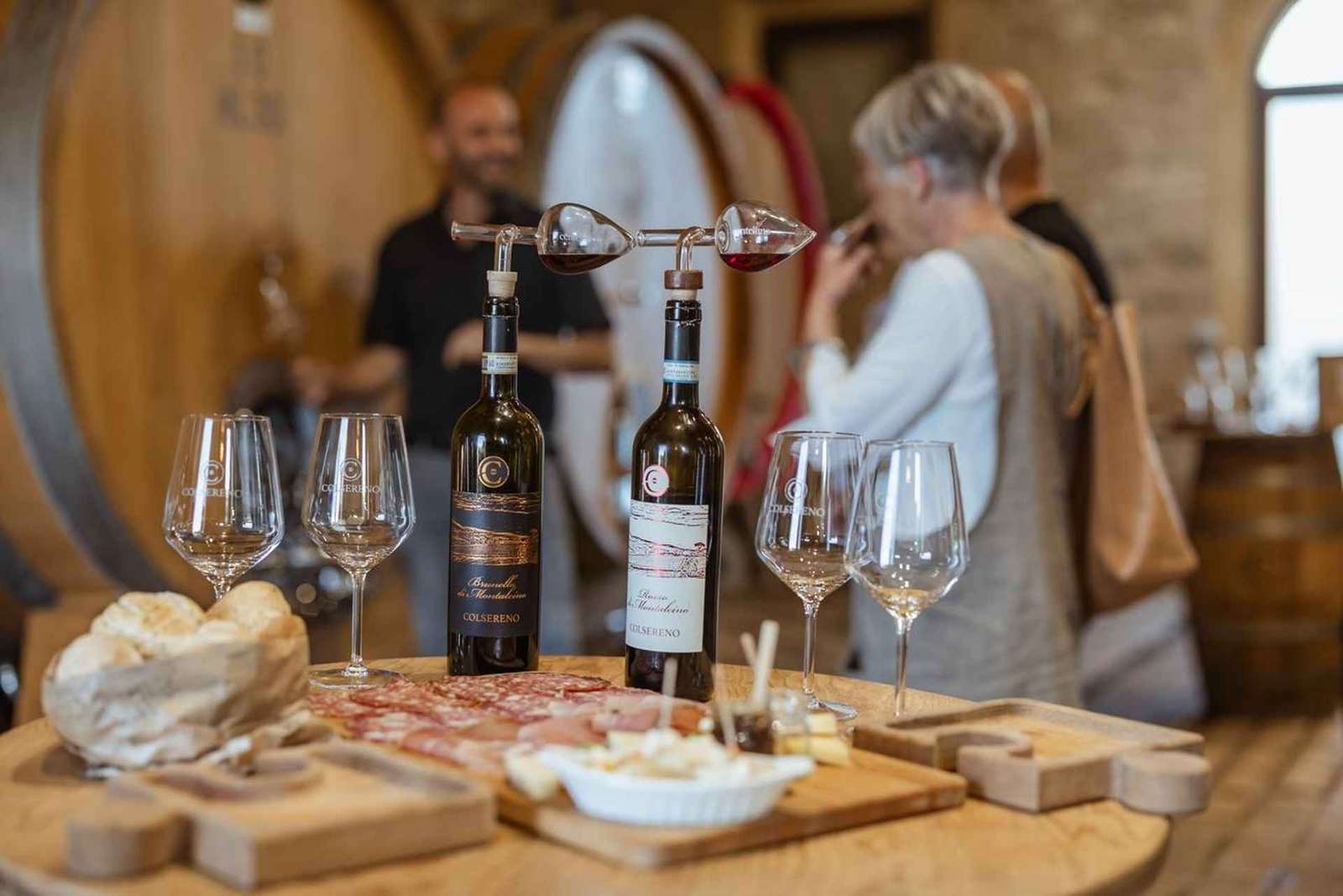 Montalcino : Dégustation de vins avec charcuterie et fromage toscan