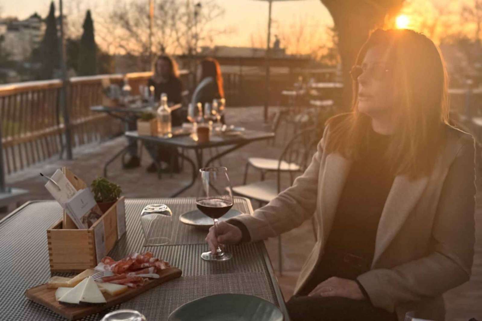 Wine tour al tramonto nel Chianti con cena toscana