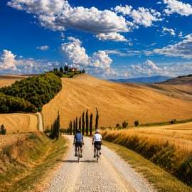 Montalcino : visite en vélo électrique dans le Val d'Orcia avec dégustation de Brunello