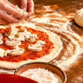 De Siena: Aula de culinária de pizza e gelato