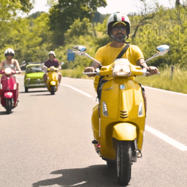 Au départ de San Gimignano : Tour en Vespa dans le Chianti