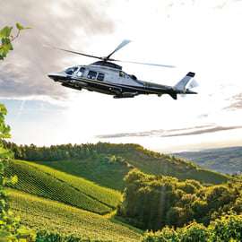 Helikoptérová vinařská prohlídka v oblasti Chianti