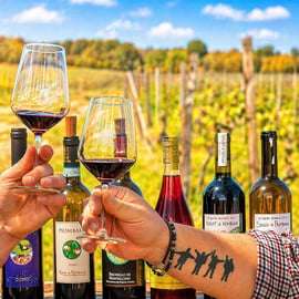 Från Siena: Dagsutflykt till San Gimignano, Chianti och Montalcino