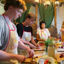 Kookles en wijntour in San Gimignano op een wijngoed