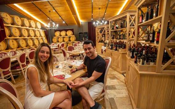 San Gimignano: ebéd vagy vacsora egy borászatban borkóstolóval