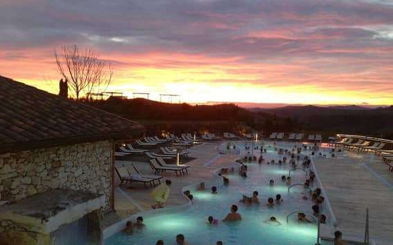 San Giovanni termálfürdő, Rapolano Terme: belépő