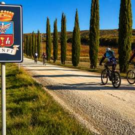 Montalcino : visite en vélo électrique dans le Val d'Orcia avec dégustation de Brunello