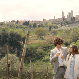 Dagtour Pisa en San Gimignano vanuit Siena met Chianti-wijn