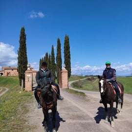 Jízda na koni v Buonconventu: Crete Senesi