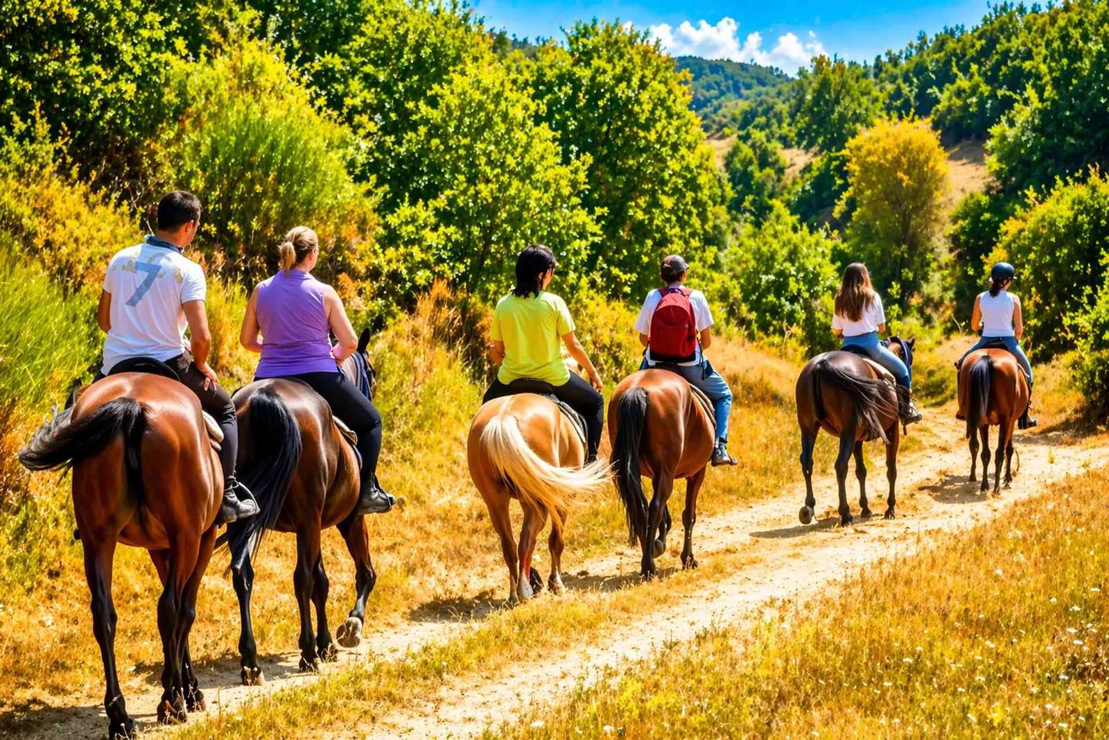 Chianti Hills Horseback Ride near Siena