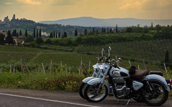 Motorbérlés Chiantiben: Royal Enfield Classic 350