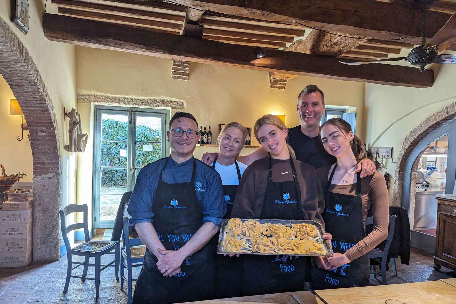 Pienza: Aula de cozinha toscana de massas caseiras e cantucci