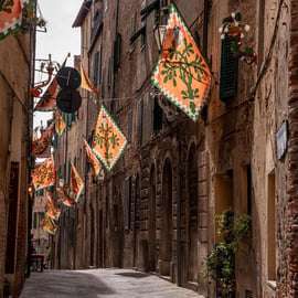 Tour privato a piedi di Siena tra contrade e Duomo