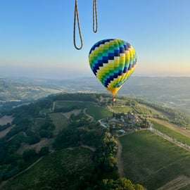 Mongolfiera, Pienza, Montalcino, Val D'orcia