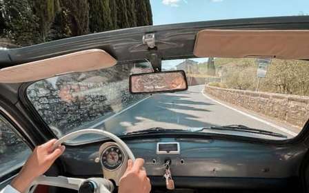 From Siena: Day Tour in a Vintage Fiat 500 with Winery