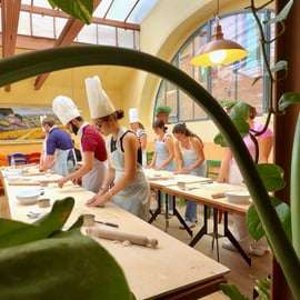Clase de cocina de pasta y tiramisú en Siena