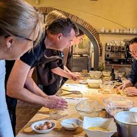 Pienza: Aula de cozinha toscana de massas caseiras e cantucci
