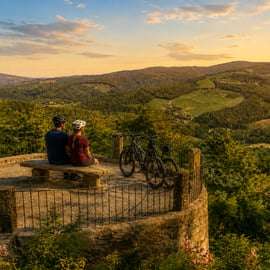 Tour in e-bike nel Chianti: Gaiole, Radda e Coltibuono