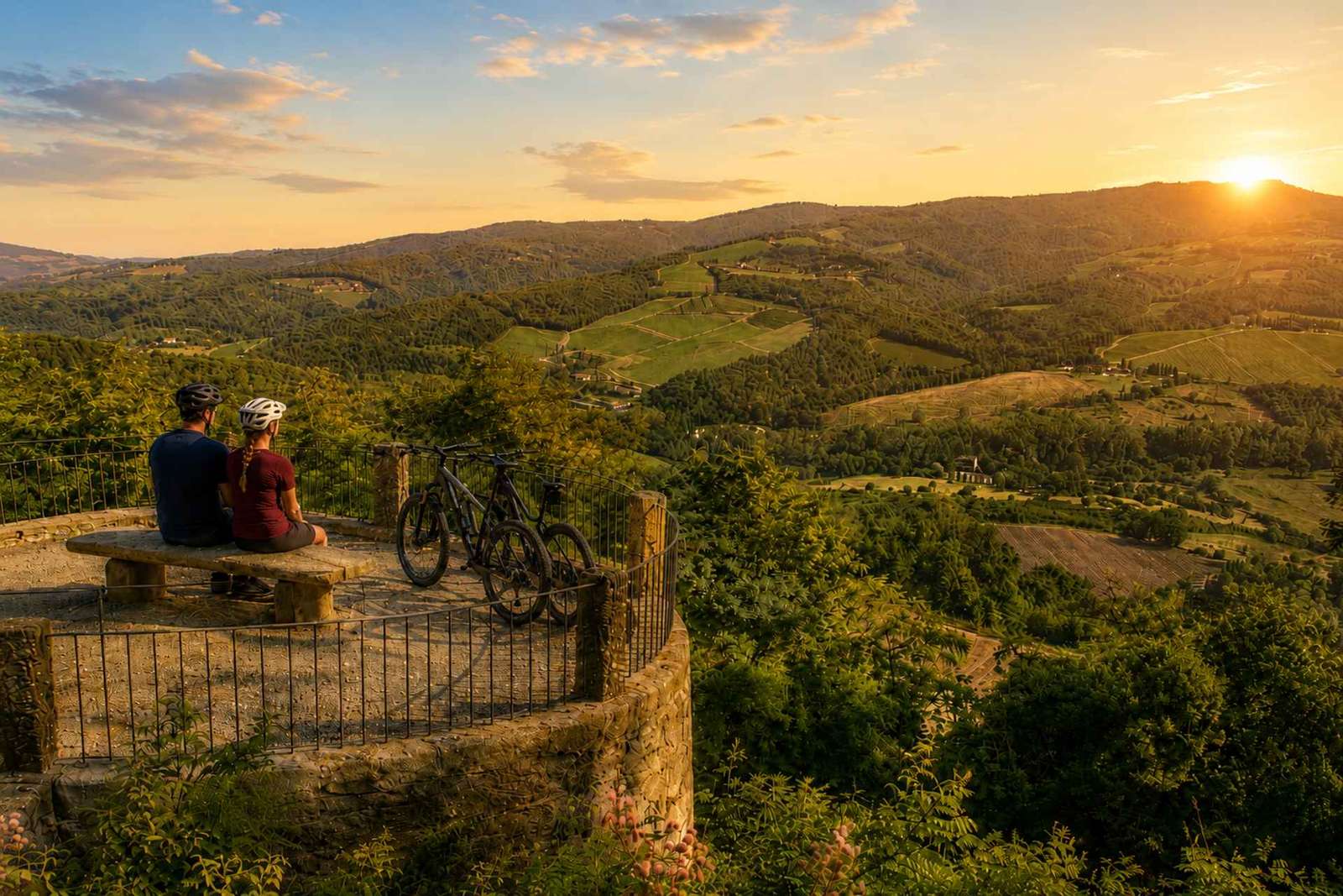 Tour in e-bike nel Chianti: Gaiole, Radda e Coltibuono
