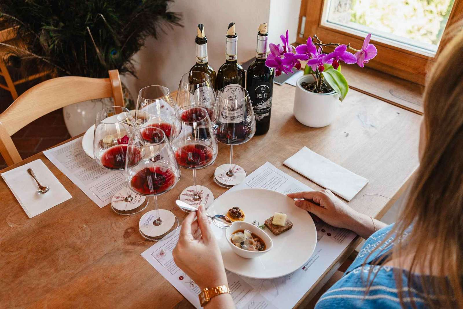 Montalcino: Prohlídka vinařství s průvodcem a degustační menu