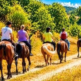 Chianti Hills Horseback Ride near Siena