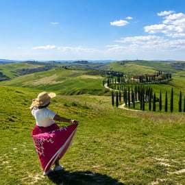 Au départ de Florence : Sienne, Cortona, Montepulciano et Val d'Orcia