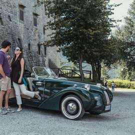 Veteranbilstur i Chianti från Florens, privat dagsutflykt