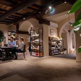 Degustação de vinhos na Piazza del Campo, em Siena