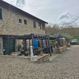Bauernhof-Verkostung in Montefioralle mit Wein und Öl