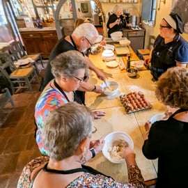 Pienza: Aula de cozinha toscana de massas caseiras e cantucci