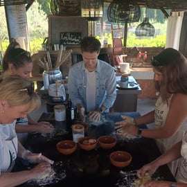 San Gimignano: Aula de massa caseira com vinho e tiramisù