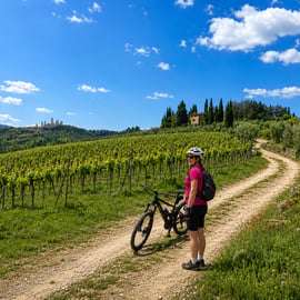 San Gimignano E-Bike Tour with Voice Navigation
