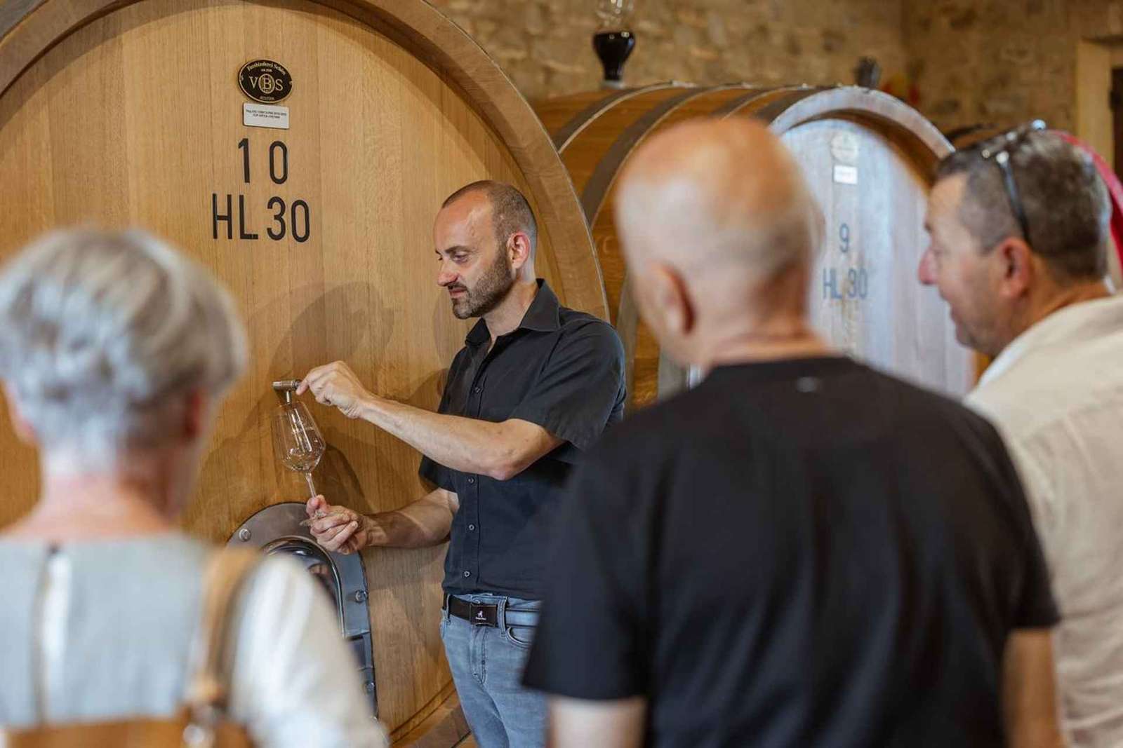 Degustazione di Brunello in una cantina storica